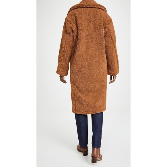 Apparis Daryna Coat in Camel - Picture 3 of 5